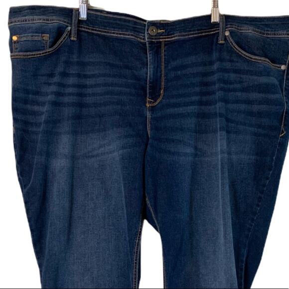 Torrid Women's Jeans High Rise Dark Wash Luxe Slim Boot Cut Plus Size 28XS - Picture 6 of 9